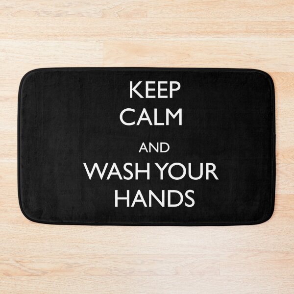 Item preview, Keep Calm and Wash Your Hands Self Isolation Corona Pandemic Precautions designed and sold by DohDesigns.