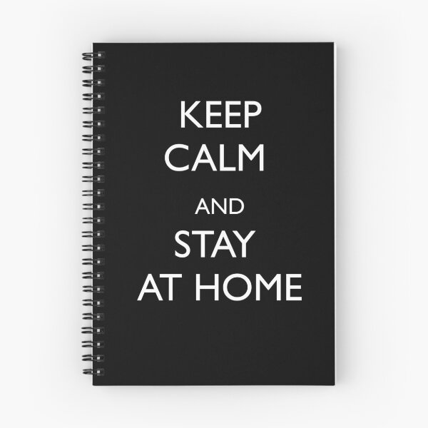Item preview, Keep Calm and Stay at Home Self Isolation Corona Pandemic Precautions designed and sold by DohDesigns.