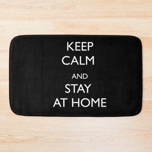 Item preview, Keep Calm and Stay at Home Self Isolation Corona Pandemic Precautions designed and sold by DohDesigns.