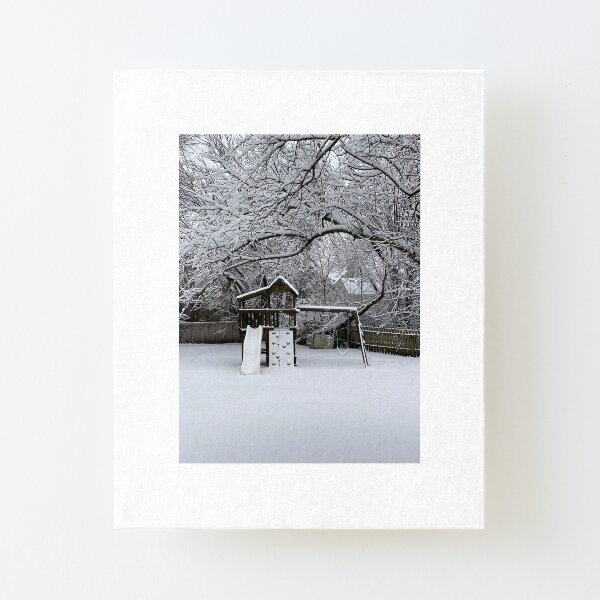 Snow Fort Canvas Mounted Print