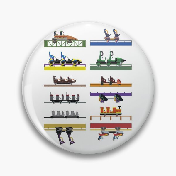 Item preview, Six Flags Great Adventure Coaster Cars Design (With Jersey Devil) designed and sold by CoasterMerch.