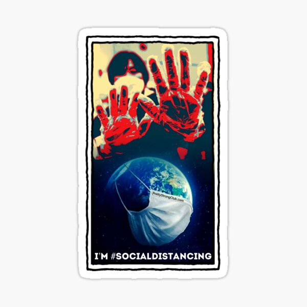 I’m Social Distancing Sticker