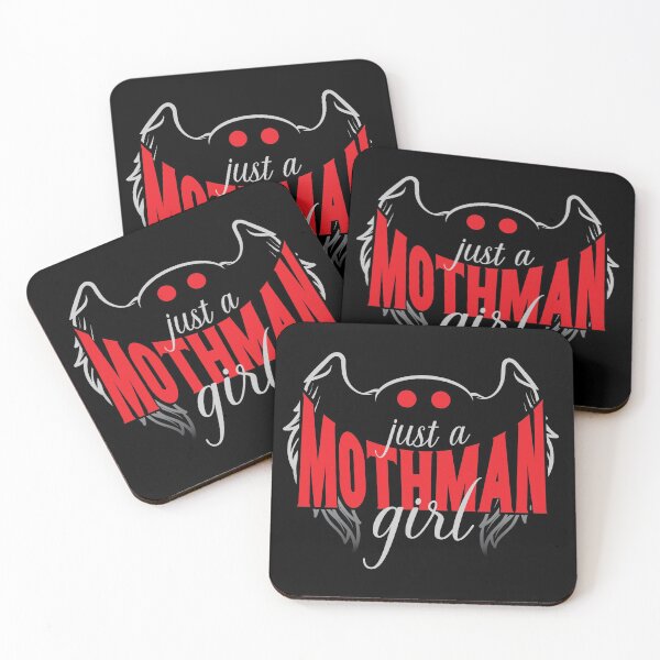 Item preview, Just A Mothman Girl - Funny Cute Cryptid Gift for Her designed and sold by NatIntrovertSoc.