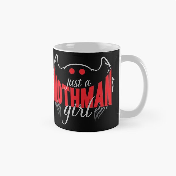 Item preview, Just A Mothman Girl - Funny Cute Cryptid Gift for Her designed and sold by NatIntrovertSoc.