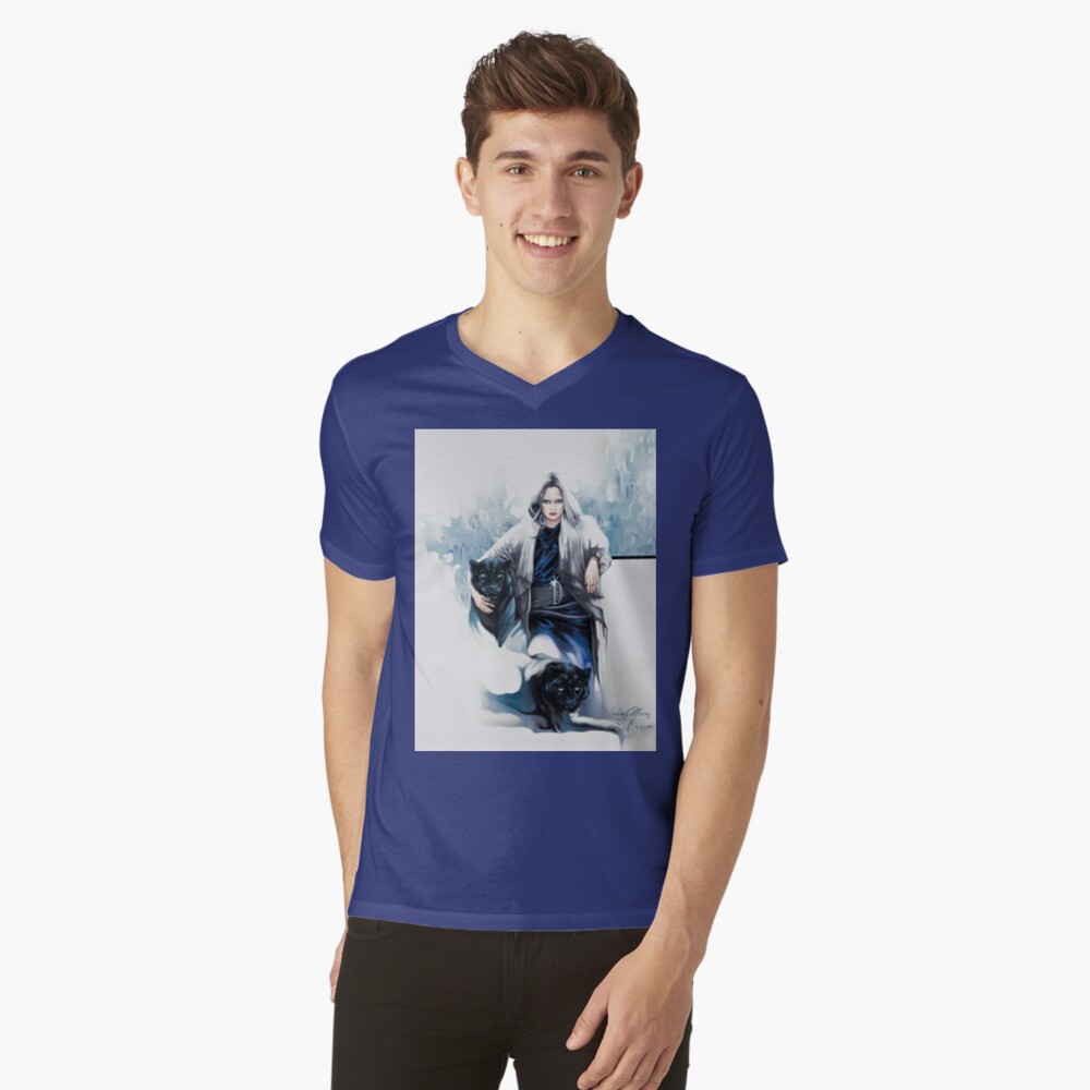 Item preview, V-Neck T-Shirt designed and sold by sara-moon.