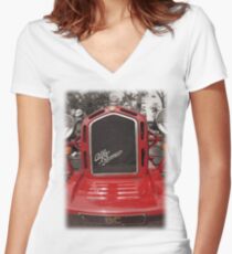 Alfa Romeo Monza Replica Women's Fitted V-Neck T-Shirt
