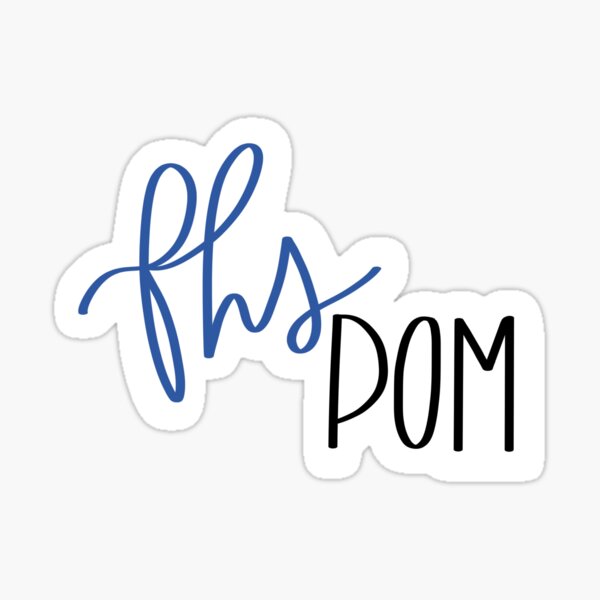 FHS Pom sticker Sticker