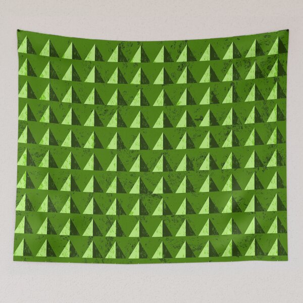 Item preview, Green Pyramid Pattern designed and sold by piedaydesigns.