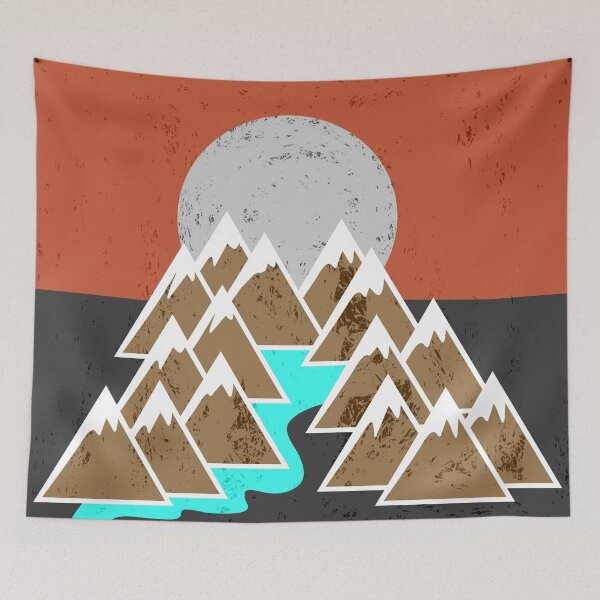 Item preview, Snowy Mountains designed and sold by piedaydesigns.