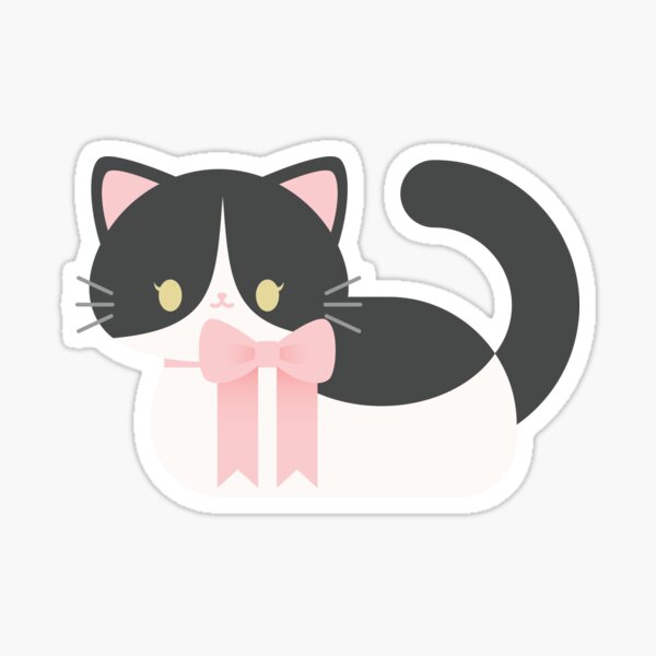 Tuxedo Cat Loaf Sticker