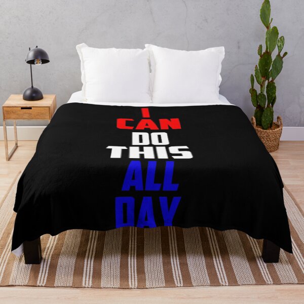 Item preview, I can do this all day Red, White and Blue designed and sold by DafyddEm.