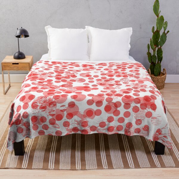 Item preview, Red distressed spots pattern designed and sold by piedaydesigns.