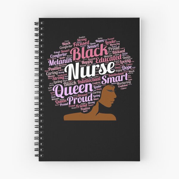 Item preview, Palabras de enfermera negra en afro designed and sold by blackartmatters.