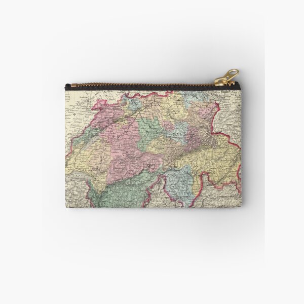Item preview, Vintage Map of Switzerland (1856) designed and sold by BravuraMedia.