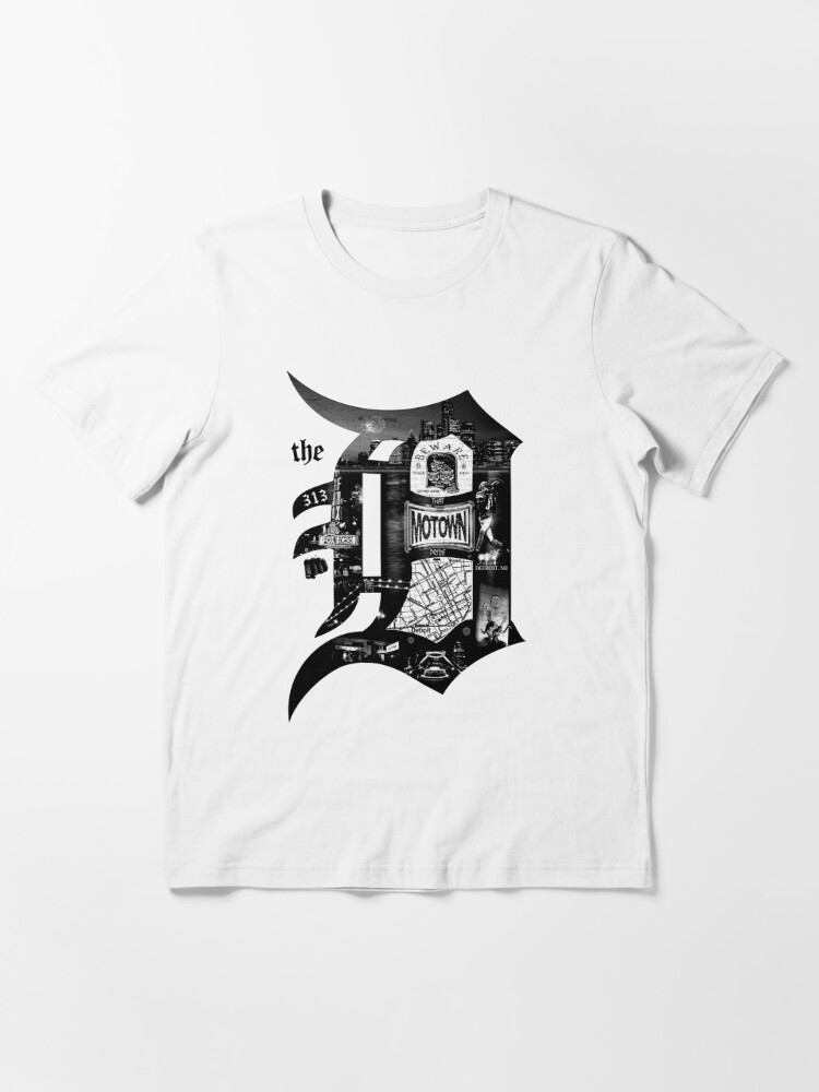 Detroit 313 / 3L3 Essential T-Shirt for Sale by motorcitydibby