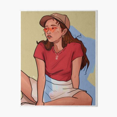 ulzzang girl Art Board Print