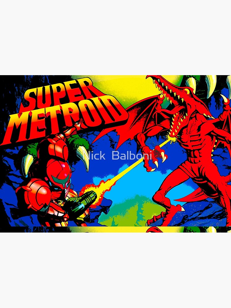 Super Metroid Retro Game Cover