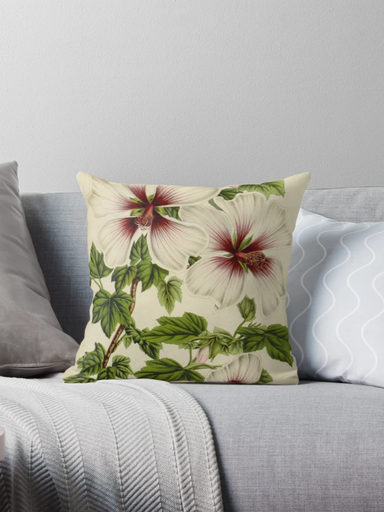 Aperçu 1 sur 4. Coussin avec l'œuvre Flore des serres et des... créée et vendue par Rodeoclash.