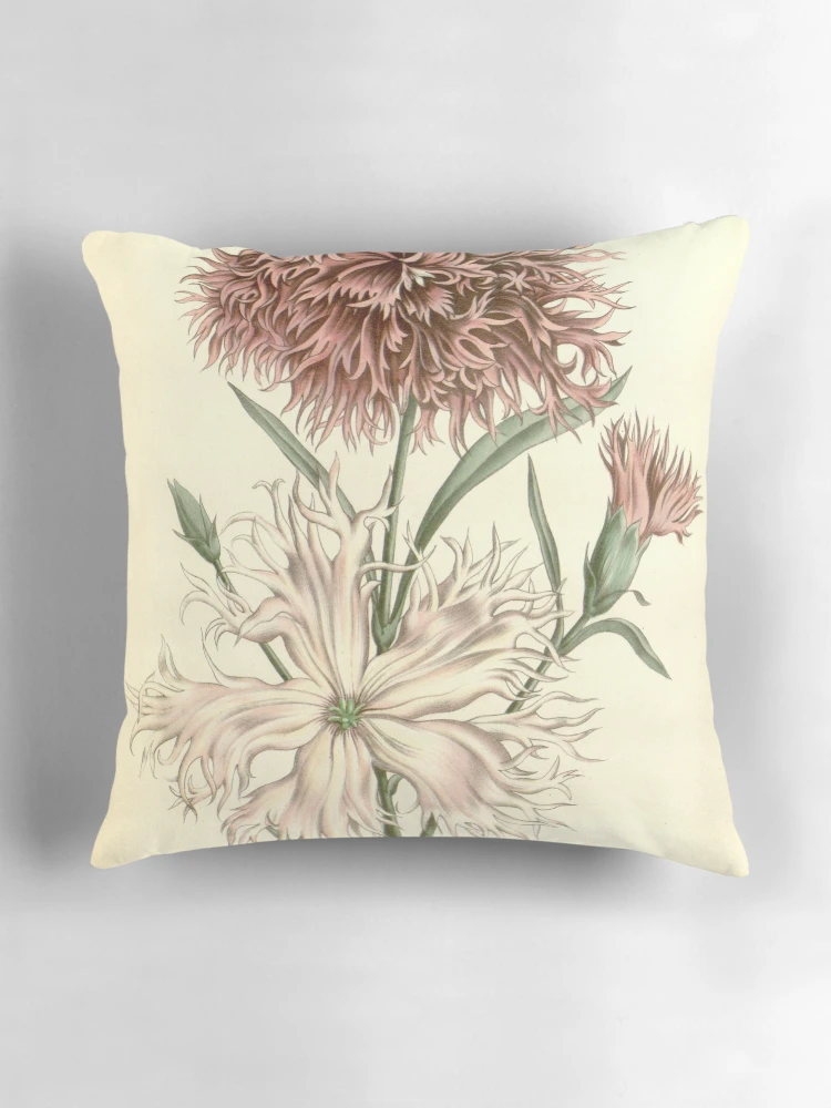 Aperçu 3 sur 4. Coussin avec l'œuvre Flore des serres et des... créée et vendue par Rodeoclash.