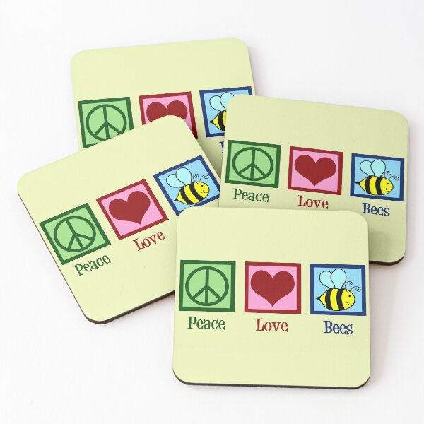 Item preview, Peace Love Bees designed and sold by Epic Love Designs.