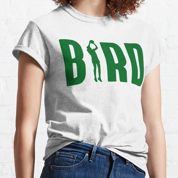 Larry Bird, green uni T-Shirt