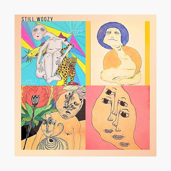 Still Woozy Album Covers Photographic Print
