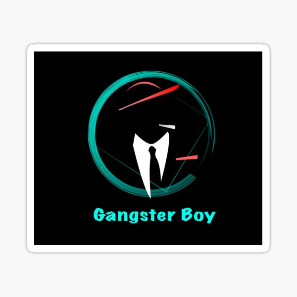 "Vector Mafia Boss wallpapers logo black icon" Sticker by rgc003