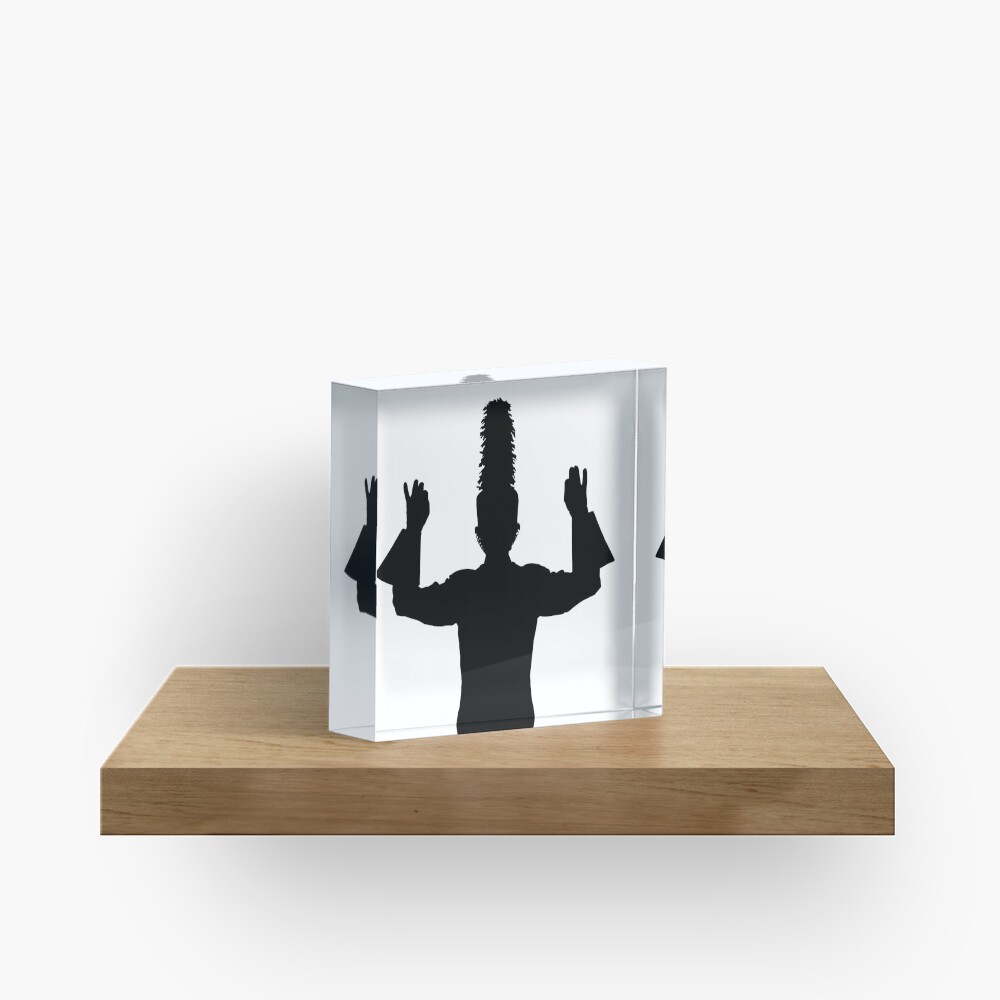 "Marching Band Drum Major, Conducting" Acrylic Block for Sale by
