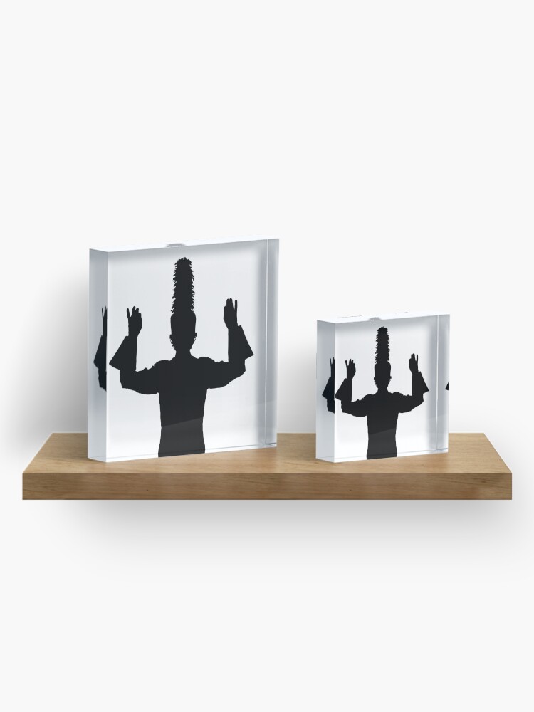 "Marching Band Drum Major, Conducting" Acrylic Block for Sale by