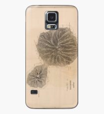Vintage Map of Tahiti (1845) Case/Skin for Samsung Galaxy