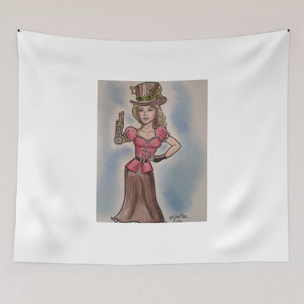 Item preview, Steampunk Top Hat Chica designed and sold by Mike Valentine.