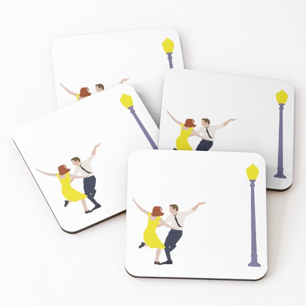 Item preview, Sebastian and Mia (from La La Land) designed and sold by minimalmoviedesigns.