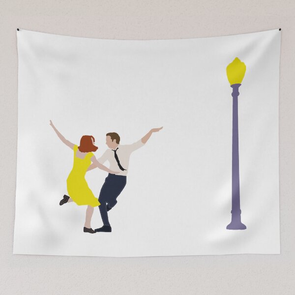 Item preview, Sebastian and Mia (from La La Land) designed and sold by minimalmoviedesigns.