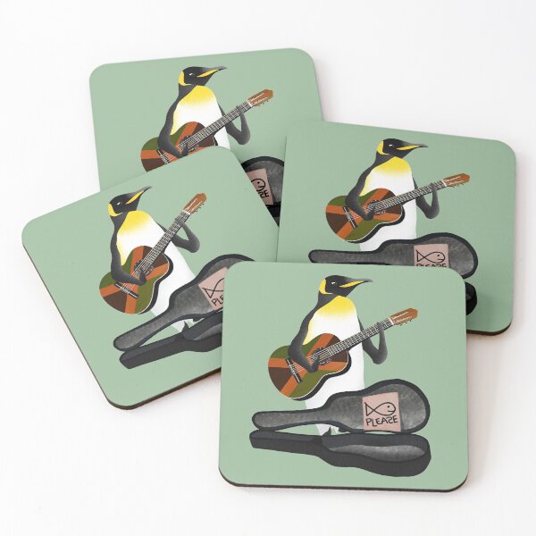 Item preview, Penguin Busking designed and sold by piedaydesigns.