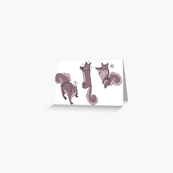 squirrelz Greeting Card