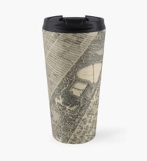 Taza de viaje Vintage Central Park NYC Map (1879)