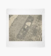 Pañuelo Vintage Central Park NYC Map (1879)