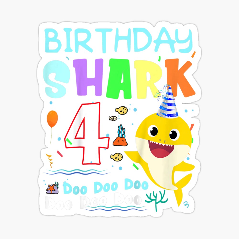 Tarjetas de felicitación for Sale con la obra «Kids Kids Baby Shark 2 años  2º cumpleaños Doo Doo» de SanderBech