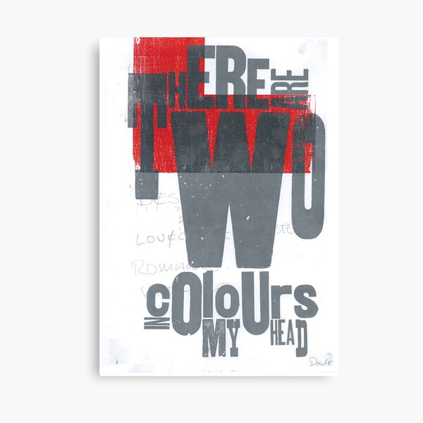 There are two colours in my head Canvas Print