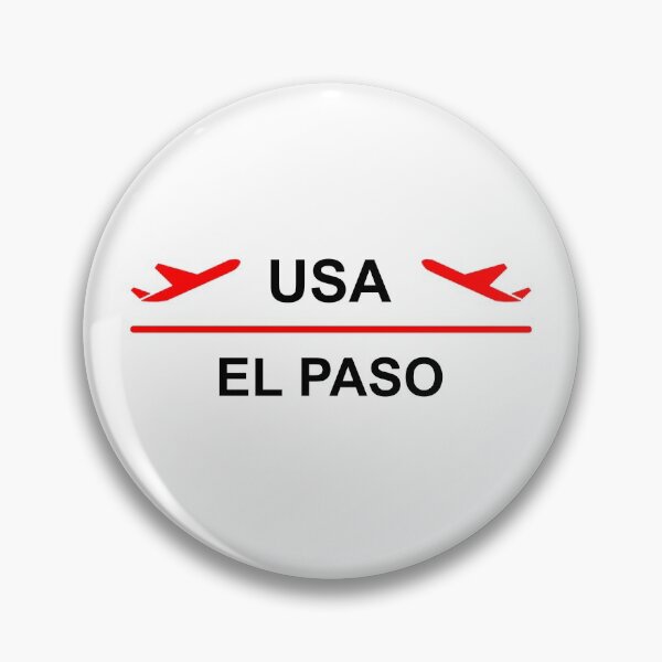 Item preview, El Paso USA Airport Plane Light-Color designed and sold by TinyStarAmerica.