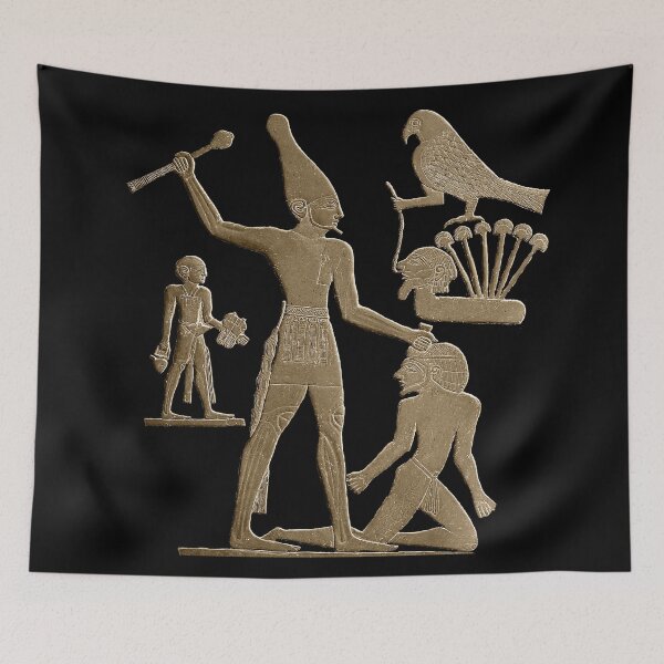 Item preview, Pharaoh Narmer with White Crown designed and sold by Ta'wy Ancient Egyptian Merchandise.