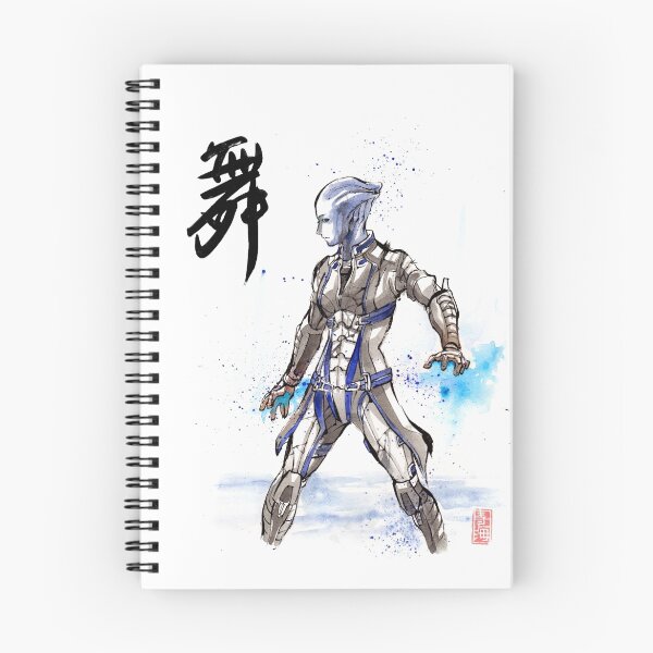 Item preview, Mass Effect Liara Sumie style with Japanese Calligraphy designed and sold by Mycks.