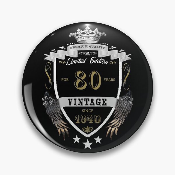 Item preview, Vintage 1940 80th Birthday - Gold designed and sold by ryanwfraser.
