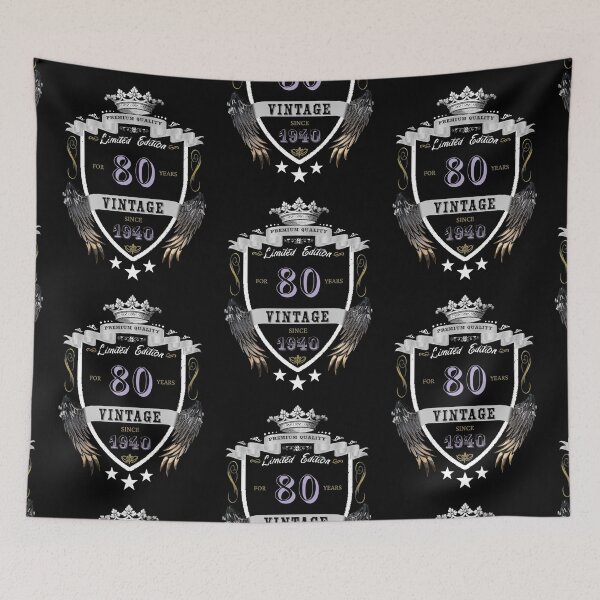 Item preview, Vintage 1940 80th Birthday - Lavender designed and sold by ryanwfraser.
