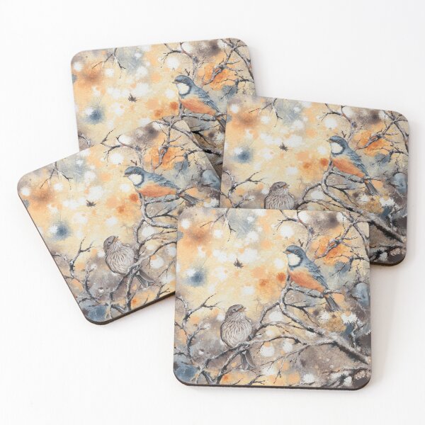 Item preview, "Rufous Masquerade" Rufous Whistlers designed and sold by KADuffy.