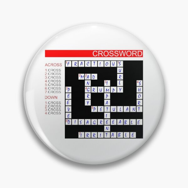 Item preview, Crossword designed and sold by piedaydesigns.