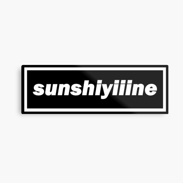 Oasis Sunshiyiiine Logo Metal Print