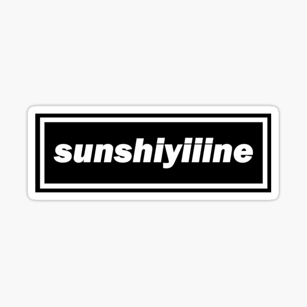 Oasis Sunshiyiiine Logo Sticker