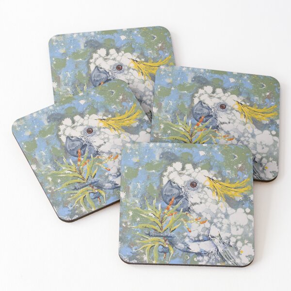 Item preview, "Sulphur Secateur" Sulphur-Crested Cockatoo designed and sold by KADuffy.