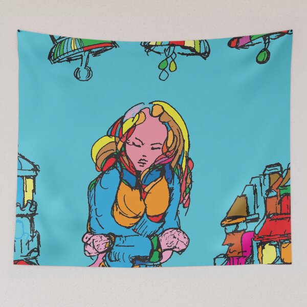 Item preview, ELight EGirl Colored Bells and Dress, TeresaTown at Redbubble 2016 designed and sold by Mark Stansberry.